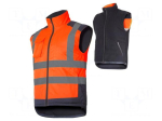 Reflection waistcoat | Size: XXL | orange