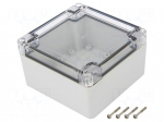 Enclosure: multipurpose | X: 105mm | Y: 105mm | Z: 60mm | ZP | ABS | IK07
