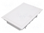 Enclosure: for modular components | IP30 | white | No.of mod: 24