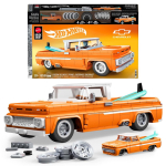 Mattel Brick Shop Hot Wheels Custom &rsquo;62 Chevy Pickup Building Toy Kit (858 Pieces), for Collectors