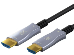 Kabelis HDMI-HDMI 30 m (HDMI 2.1) optiskais hibrīds 8K @ 60 Hz/ 4K @ 120 Hz Goobay