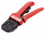 Tool: for crimping | terminals | 0,08&divide;0,35mm2 | 28AWG&divide;22AWG