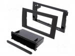 Radio mounting frame | Audi,Seat | 2 DIN | anthracite
