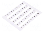 Marker | white | Width: 5mm | 1-10 marks | horizontal