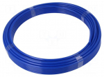 Pneumatic tubing | 9bar | L: 25m | polyetylene | blue