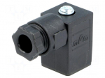 Connector: valve connector | plug | form C | 9.4mm | female | PIN: 4