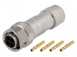 Connector: circular | Series: RT360 | plug | female | crimped | PIN: 4