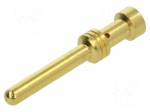 Contact | male | 1.5mm2 | 16AWG | Han E HMC | gold-plated | crimped | 16A