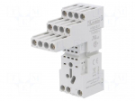 Socket | PIN: 8 | 10A | 250VAC | Mounting: DIN | Series: HR60