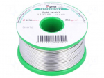 Soldering wire | Sn99,3Cu0,7 | 1.5mm | 250g | lead free | Package: reel