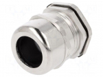 Cable gland | M32 | 1,5 | IP68 | Mat: brass | Body plating: nickel