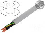 Wire | JZ-500-PUR | 4G2,5mm2 | unshielded | 300/500V | PUR | Cu | stranded