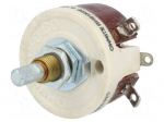 Potentiometer: shaft | single turn | 1k&Omega; | 25W | 6.35mm | wirewound