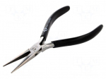 Pliers | straight,precision,half-rounded nose | 150mm