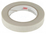Tape: electrical insulating | W: 19mm | L: 33m | Thk: 177um | white | 5%