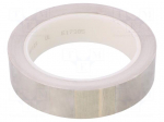 Tape: electrically conductive | W: 25mm | L: 16.5m | Thk: 0.066mm