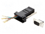 Transition: adapter | RJ45 socket,D-Sub 9pin male