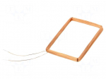 RFID antenna | 125kHz | Body dim: 38x58x3mm | Usable dim: 32x52x3mm