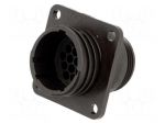 Socket | male | PIN: 16 | w/o contacts | CPC Series 1 | Case: size 17