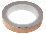Tape: electrically conductive | W: 19mm | L: 16.5m | Thk: 0.066mm