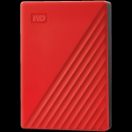 HDD External WD My Passport (4TB, USB 3.2) Red
