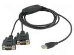 USB to RS232 converter | chipset FTDI/FT2232H | 1.5m | V: USB 2.0