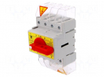 Switch-disconnector | Poles: 4 | DIN | 63A | 400VAC | RSI | IP20 | 6&divide;16mm2