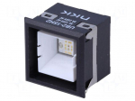 Switch: push-button | Pos: 2 | SPDT | 5A/125VAC | ON-(ON) | Illumin: LED