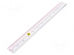 ESD | colourless | 300mm | Office Equipment: ruler