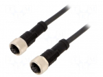 Cable: for sensors/automation | M12 | PIN: 8 | with metal nut | plug
