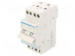 Toggle switch | Poles: 2 | 230VAC | 25A | IP20 | for DIN rail mounting
