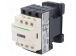 Contactor: 3-pole | NO x3 | Auxiliary contacts: NO + NC | 220VAC | 18A