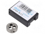 Threading die | M2,3 | 0.4 | &Oslash;: 16mm | Thk: 5mm | high speed steel | 6g
