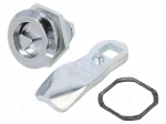 Lock | cast zinc | 16mm | Key code: T7 | Features: without key