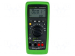 Digital multimeter | LCD | 4 digit | 2,8x/s | I DC: 66mA,660mA | IP50