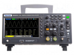 Oscilloscope: digital | DSO | Ch: 2 | Band: 100MHz | 1Gsps | 4Mpts/ch