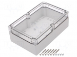Enclosure: multipurpose | X: 162mm | Y: 252mm | Z: 90mm | TG PC | grey