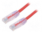 Patch cord | TX6&trade; PLUS,U/UTP | Cat: 6 | RJ45 plug,both sides | Cu