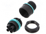 Connector: AC supply | screw terminal | female | TH387 | 17.5A | 500V
