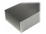 Heatsink: extruded | grilled | natural | L: 1000mm | W: 160mm | H: 82mm