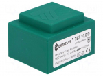 Transformer: encapsulated | 10VA | 230VAC | 24V | 416.6mA | PCB | IP00