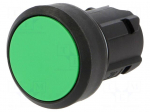 Switch: push-button | 22mm | Stabl.pos: 1 | green | none | flat | Pos: 2