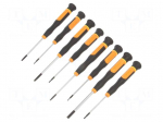 Screwdriver: precision-set | precision | slot | 8pcs.