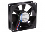 Fan: DC | axial | 12VDC | 80x80x25mm | 79m3/h | 37dBA | ball | 3600rpm