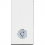 Push buttons 1P (NO) 10A - 250Vac lamp symbol - lightable