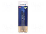 Hacksaw blade-set | wood,jigsaw | 115mm | 8teeth/inch | 2pcs.