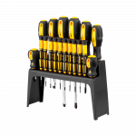 Set of 18 screwdrivers | Ergonomic handles | Chrome-vanadium steel