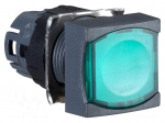 Switch: push-button | 16mm | Stabl.pos: 2 | green | ZB6Z | Harmony XB6