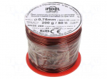 Coil wire | double coated enamelled | 0.75mm | 0.2kg | -65&divide;200&deg;C