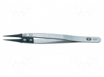 Tweezers | 130mm | for precision works | Blade tip shape: sharp